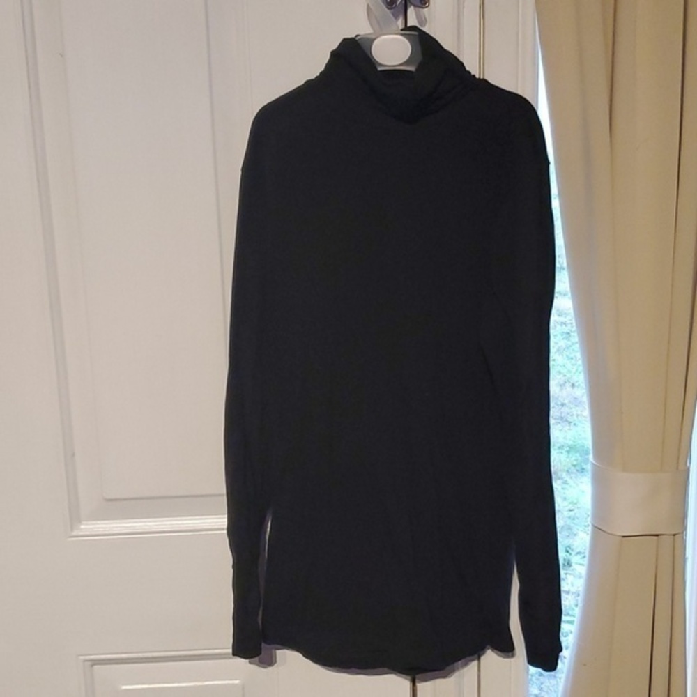 Ambiance Black Long Sleeve Turtle neck Girls Size M